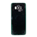 Samsung Galaxy S8 Glass Back Cover with Camera Lens Cover and Adhesive(Silver)