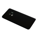 Samsung Galaxy S9 Glass Back Cover with Camera Lens Cover and Adhesive(Black)