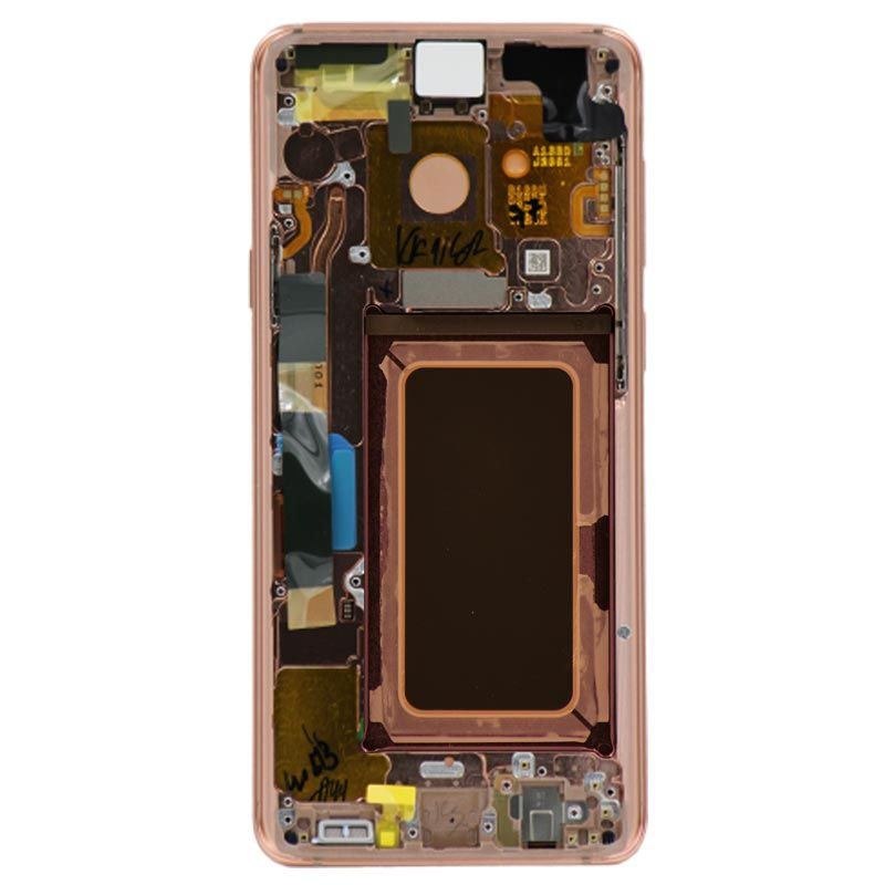 Samsung Galaxy S9 Plus Glass Screen LCD Assembly Replacement with Frame (Sunrise Gold)