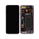 Samsung Galaxy S9 Plus Glass Screen LCD Assembly Replacement with Frame (Lilac Purple)