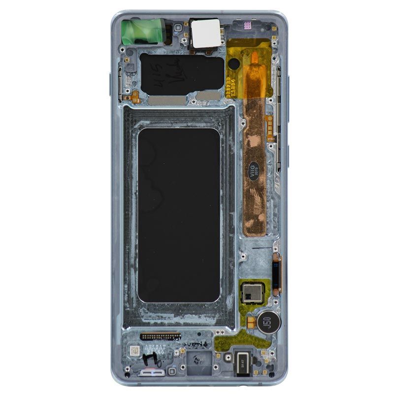 Samsung Galaxy S10 Plus Glass Screen LCD Assembly Replacement with Frame (Prism Blue)