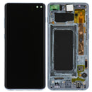 Samsung Galaxy S10 Plus Glass Screen LCD Assembly Replacement with Frame (Prism Blue)