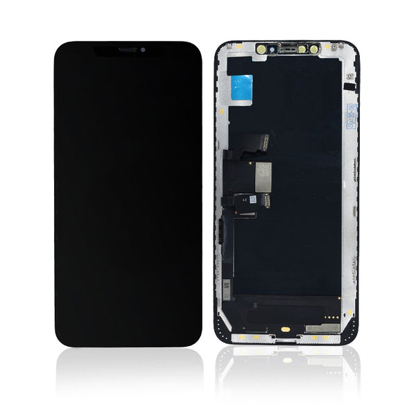 iPhone XS MAX Premium Black Soft OLED and Digitizer Glass Screen Replacement