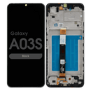 Samsung Galaxy A03S (A037U/2021) LCD and Digitizer Glass Screen Replacement (W/ FRAME) (Black) (US Version)