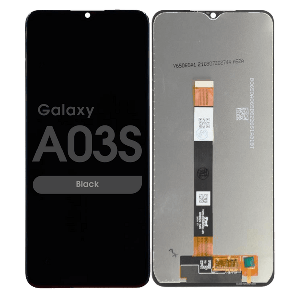 Samsung Galaxy A03S (A037U/2021) LCD and Digitizer Glass Screen Replacement (NO FRAME) (Black) (US Version)