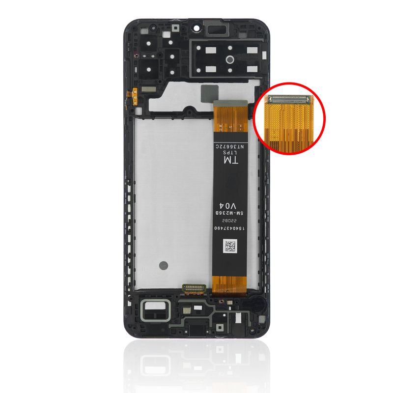 Samsung Galaxy A13 (A135 / 2022) LCD and Digitizer Glass Screen Replacement (W/ FRAME) (Black)