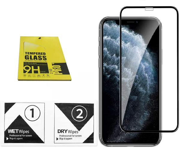 iPhone X / XS / 11 Pro Full Coverage Tempered Glass Screen Protector