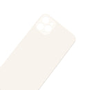 iPhone 11 Pro Battery Cover Glass With Adhesive (Silver) (Large Camera Hole)