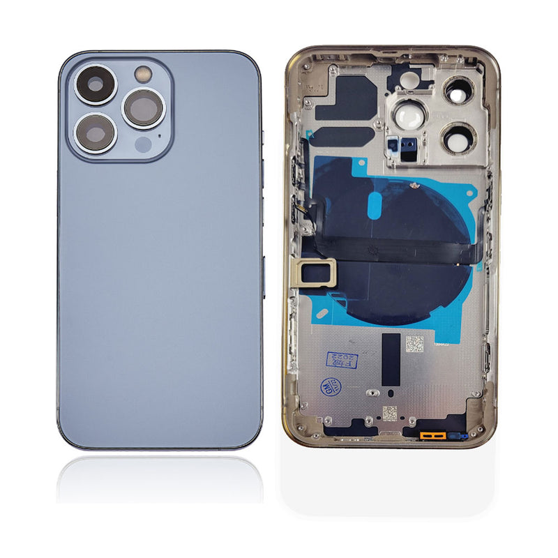 iPhone 13 Pro Rear Back Housing Replacement with Small Parts Pre-Installed - Sierra Blue