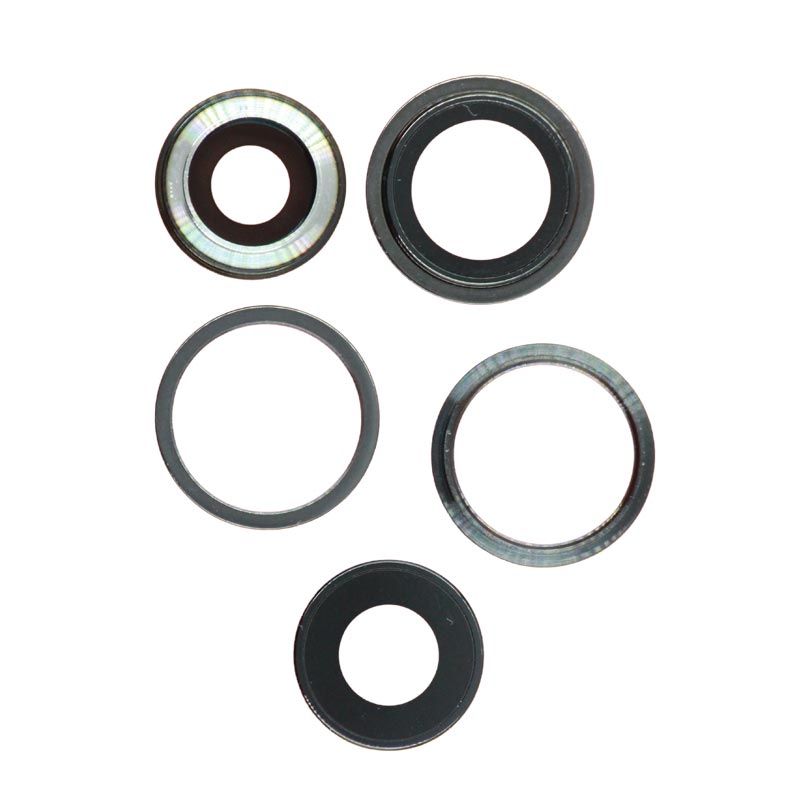 iPhone 13 Pro / iPhone 13 Pro Max Rear Camera Lens w/ Rings - Graphite