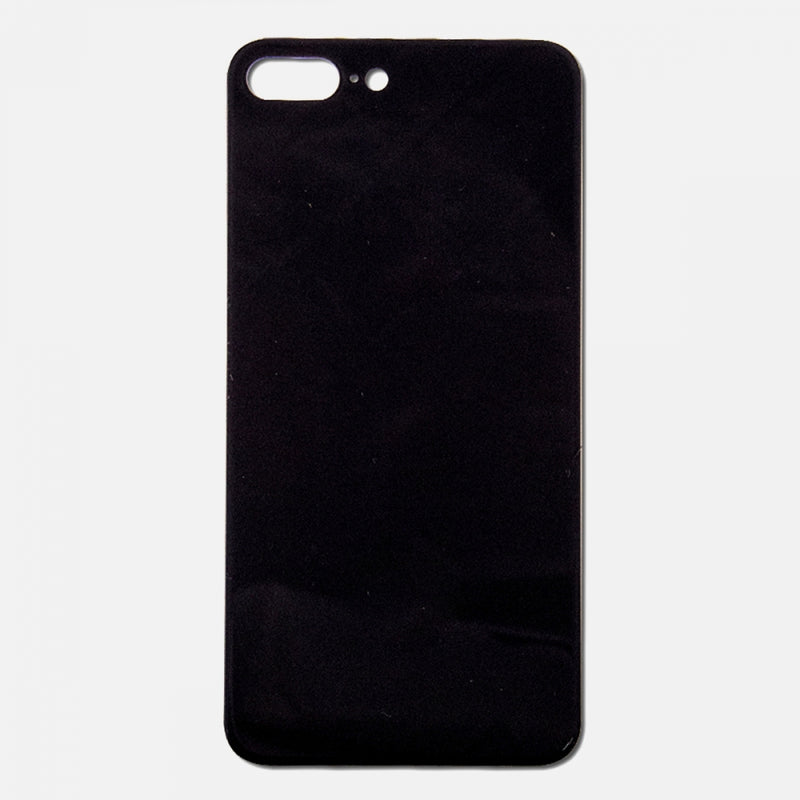 iPhone 8 Plus Battery Cover Glass With Adhesive - Black