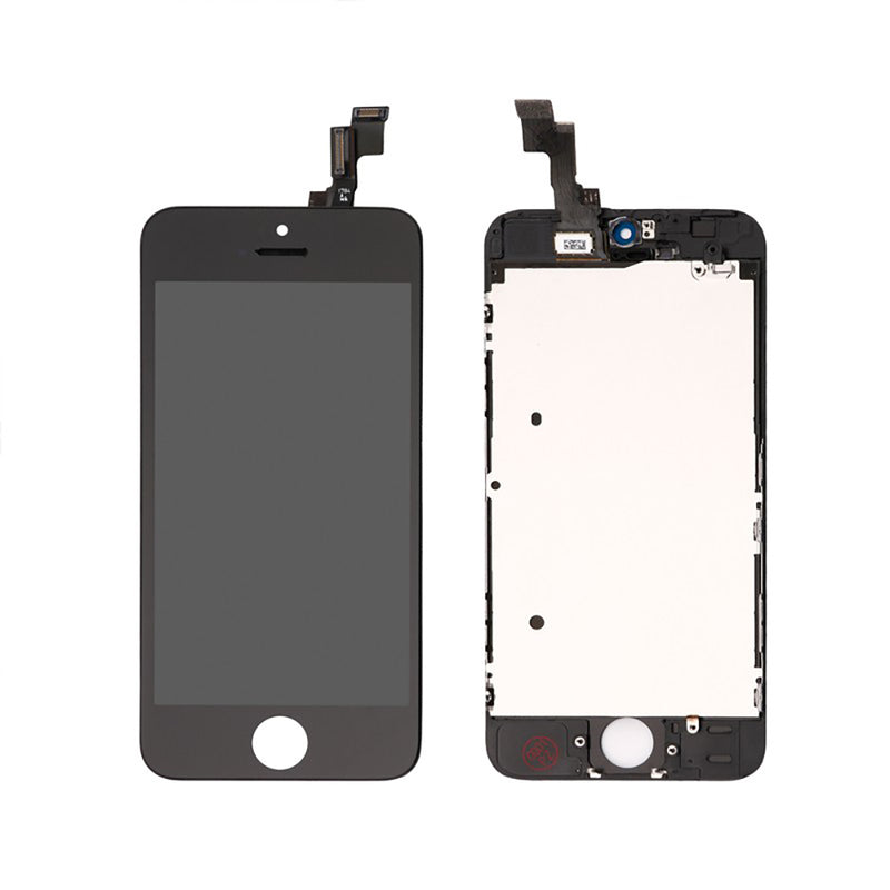 iPhone 5S/SE LCD and Digitizer Glass Screen Replacement (Black) (Grade A)