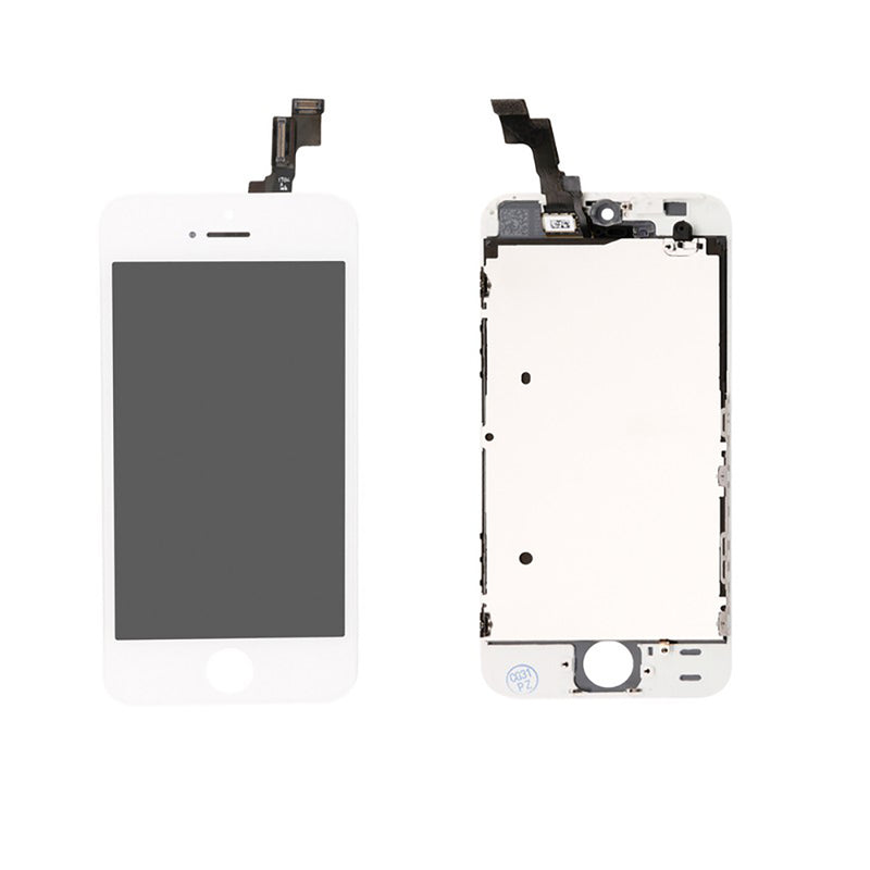 iPhone 5S/SE LCD and Digitizer Glass Screen Replacement (White) (Premium)