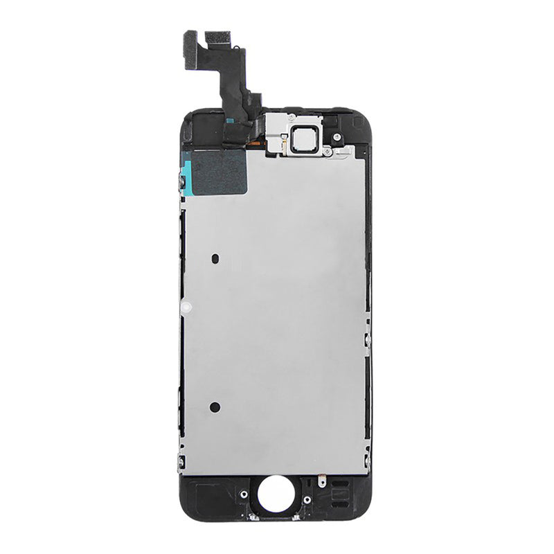 iPhone 5S Black Premium Glass Screen Replacement Repair Kit + Small Parts + Premium Tools