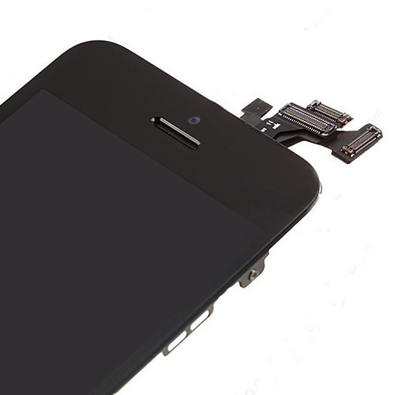 iPhone 5 Black Premium Glass Screen Replacement Repair Kit + Small Parts + Tools