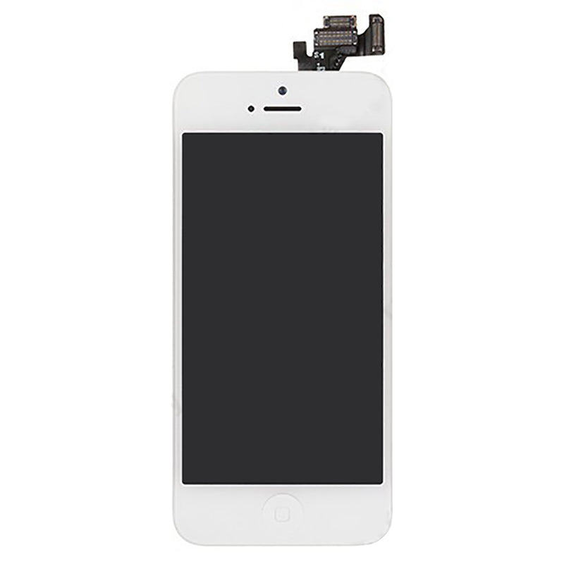 iPhone 5 LCD and Digitizer Glass Screen Replacement with Small Parts (White) (Premium)