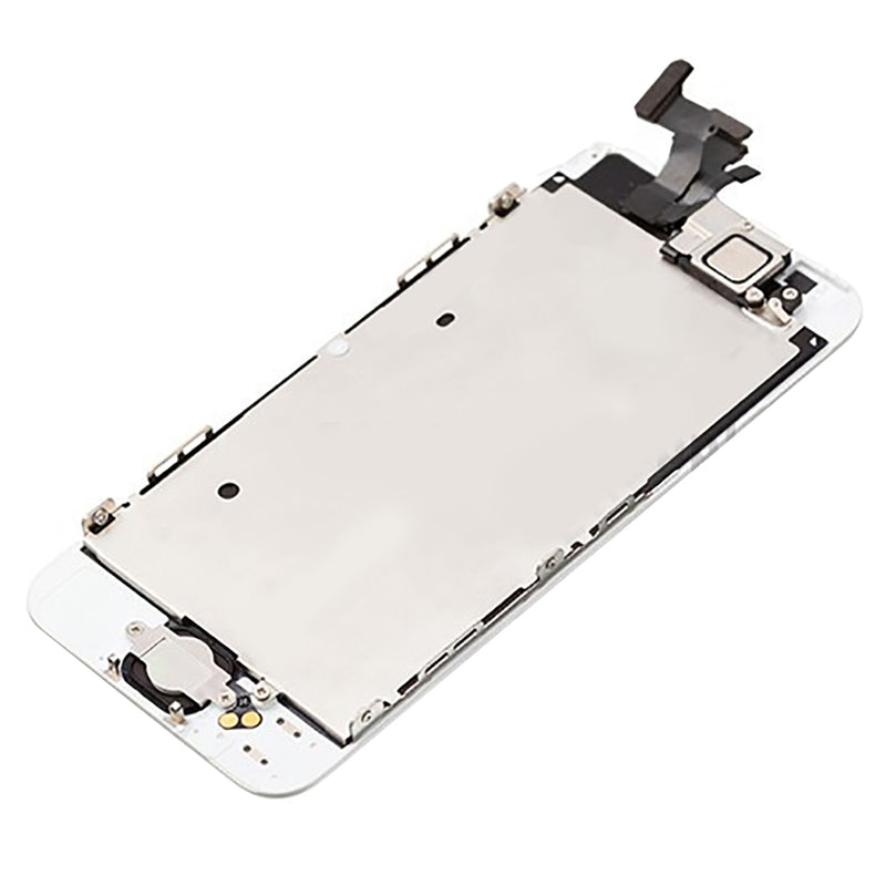 iPhone 5S White Premium Glass Screen Replacement Repair Kit + Small Parts + Premium Tools