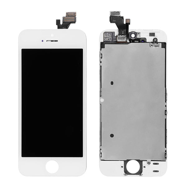 thumbnail interactive-video image 1 of IPhone 5 White Front Glass Touch Screen Digitizer LCD Assembly – Replacement Tools Included 1 of 3