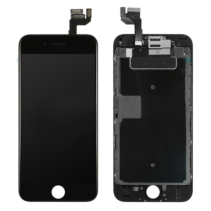 iPhone 6S LCD and Digitizer Glass Screen Replacement with Small Parts (Black) (PREMIUM)