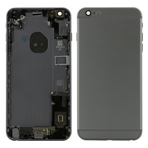 iPhone 6S Plus Space Grey Rear Back Housing Midframe Assembly w/ Pre-Installed Small Parts