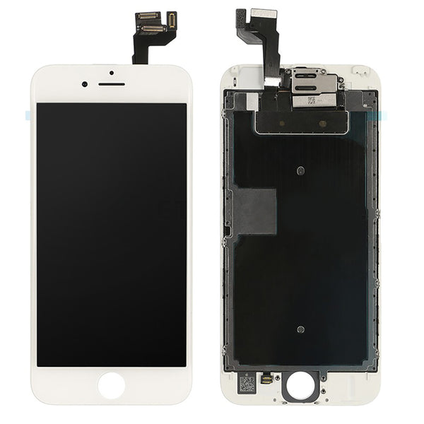 iPhone 6S LCD and Digitizer Glass Screen Replacement with Small Parts (White) (PREMIUM)