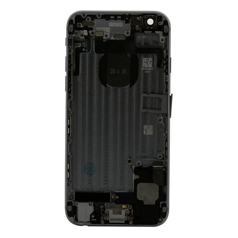iPhone 6 Space Grey Rear Back Housing Midframe Assembly w/ Pre-Installed Small Parts