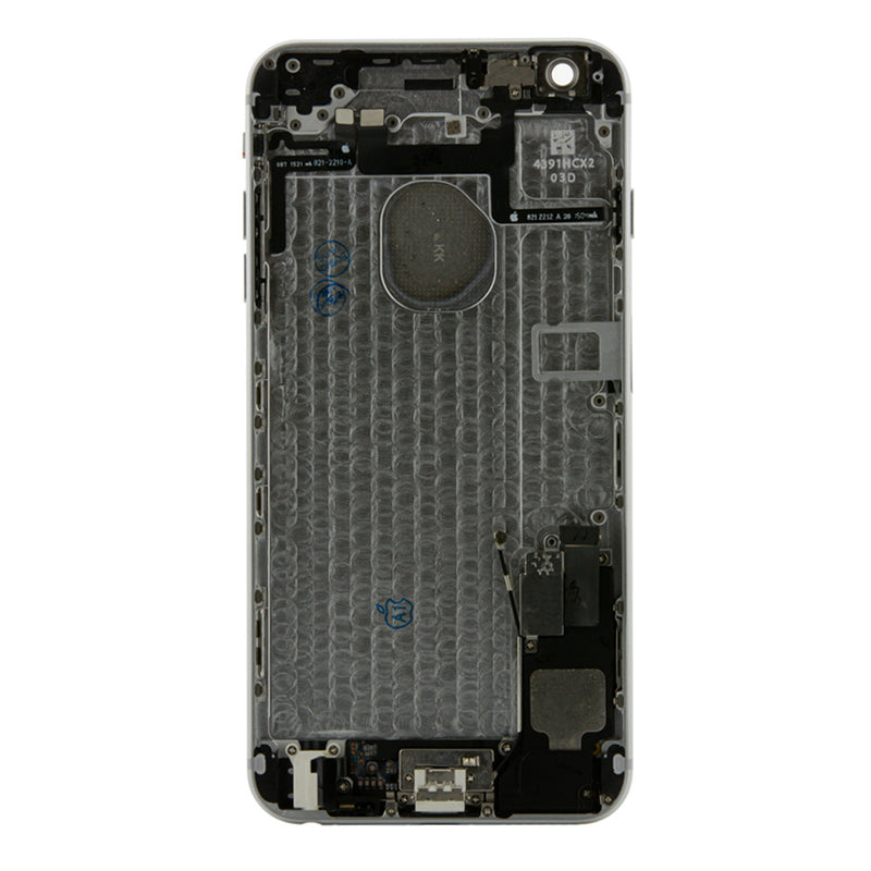 iPhone 6 Plus Silver Rear Back Housing Midframe Assembly w/ Pre-Installed Small Parts