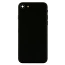iPhone 7 Jet Black Rear Back Housing Midframe Assembly w/ Pre-Installed Small Parts