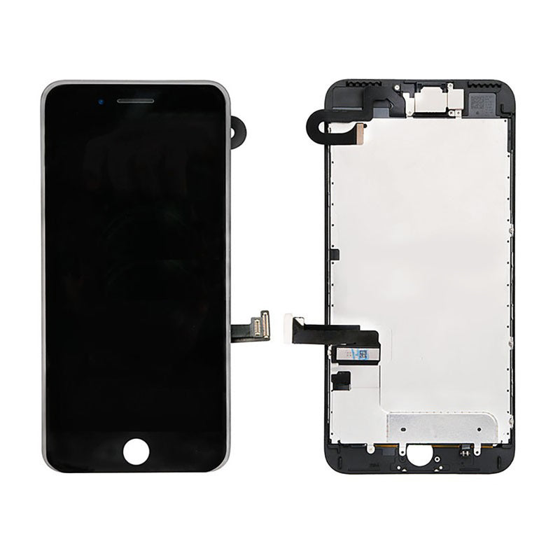 iPhone 7 Plus LCD and Digitizer Glass Screen Replacement with Small Parts (Black) (Premium)