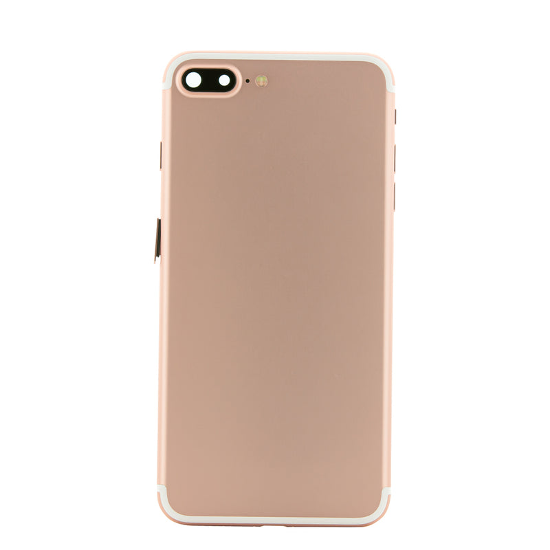 iPhone 7 Plus Rose Gold Rear Back Housing Midframe Assembly w/ Pre-Installed Small Parts