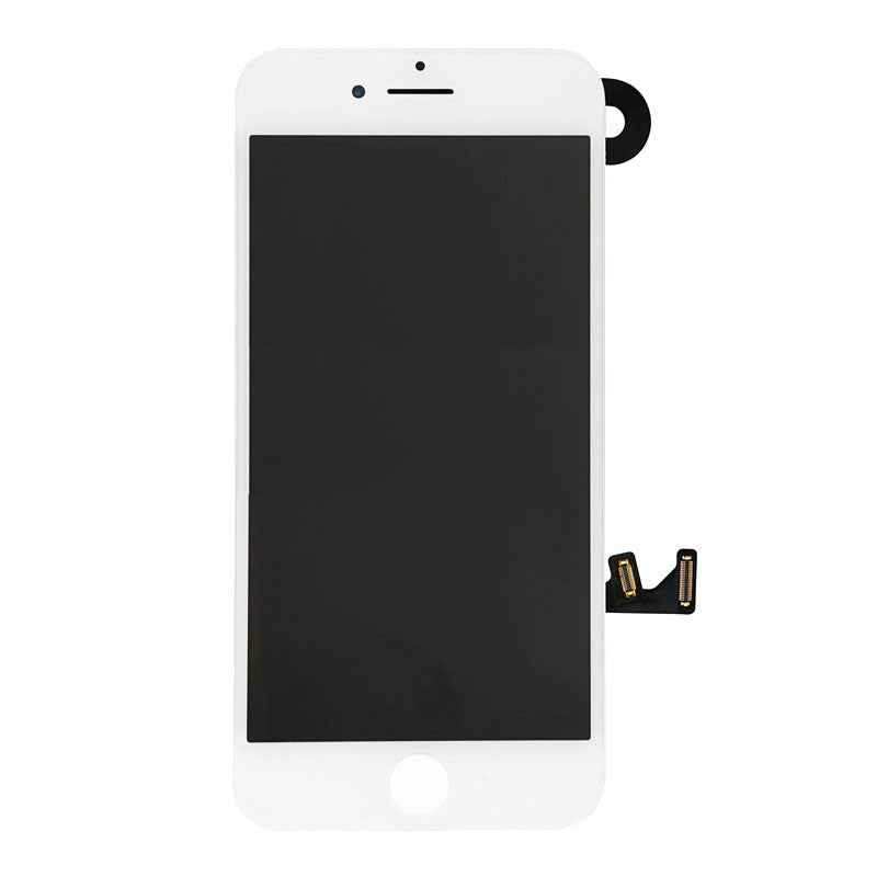 iPhone 7 LCD and Digitizer Glass Screen Replacement with Small Parts (White) (Premium)