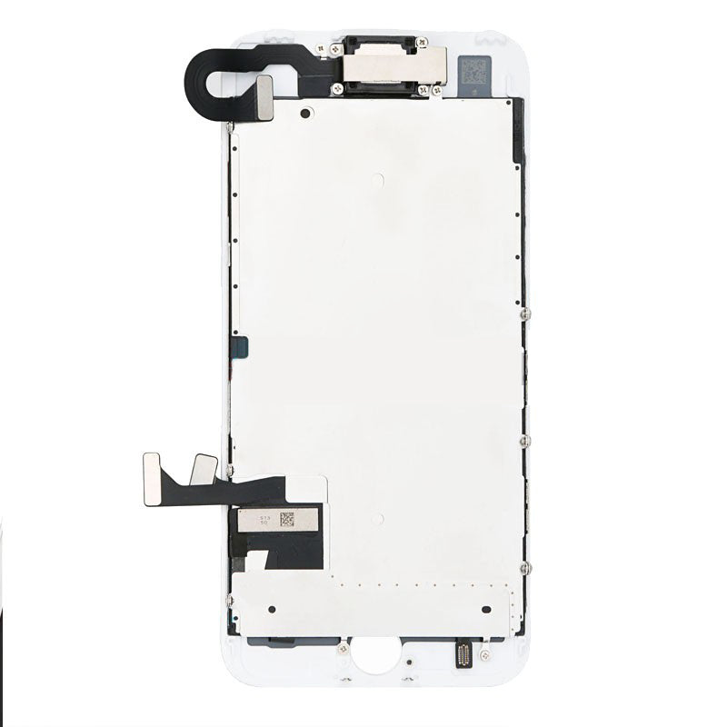 iPhone 7 LCD and Digitizer Glass Screen Replacement with Small Parts (White) (Premium)