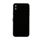 iPhone X Black Rear Back Housing Midframe Assembly w/ Pre-Installed Small Parts
