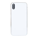 iPhone X White Rear Back Housing Midframe Assembly w/ Pre-Installed Small Parts