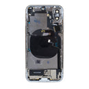 iPhone X White Rear Back Housing Midframe Assembly w/ Pre-Installed Small Parts