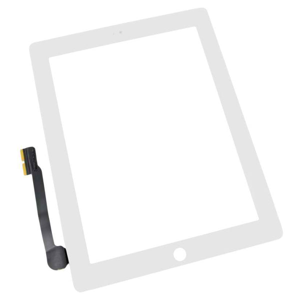 iPad 3 & 4 Premium White Glass Touch Screen Digitizer Replacement