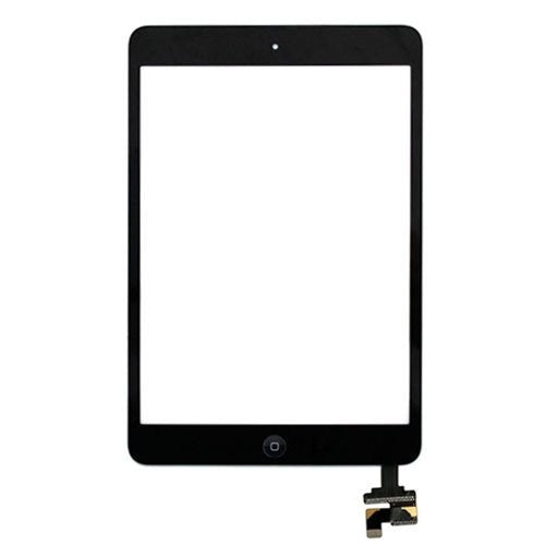 iPad Mini / Mini 2 Grade A Glass Screen Digitizer with IC Chip & Home Button Assembly - Black