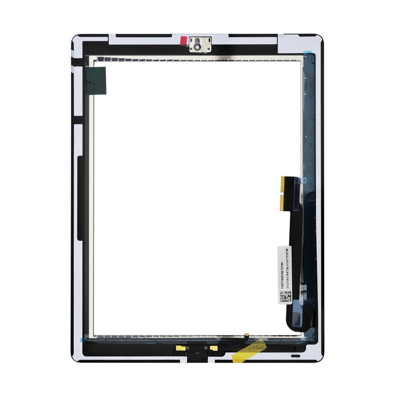 iPad 4 Premium Black Digitizer Assembly with Home Button Flex and Adhesive