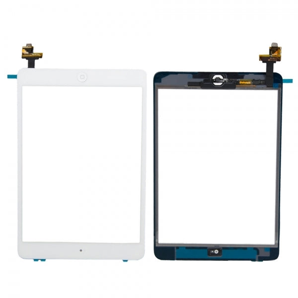 iPad Mini / Mini 2 Premium Glass Screen Digitizer with IC Chip & Home Button Assembly - White