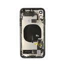 iPhone 11 Black Rear Back Housing Midframe Assembly w/ Pre-Installed Small Parts