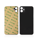iPhone 11 Black Battery Cover Glass With Adhesive (Large Camera Hole)