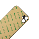 iPhone 11 Black Battery Cover Glass With Adhesive (Large Camera Hole)