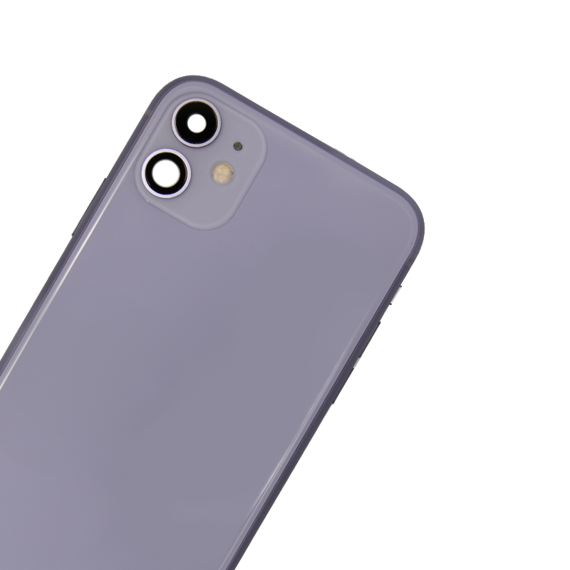 iPhone 11 Purple Rear Back Housing Midframe Assembly w/ Pre-Installed Small Parts