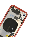 iPhone 11 Red Rear Back Housing Midframe Assembly w/ Pre-Installed Small Parts