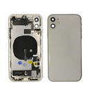 iPhone 11 White Rear Back Housing Midframe Assembly w/ Pre-Installed Small Parts