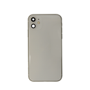 iPhone 11 White Rear Back Housing Midframe Assembly w/ Pre-Installed Small Parts