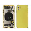 iPhone 11 Yellow Rear Back Housing Midframe Assembly w/ Pre-Installed Small Parts