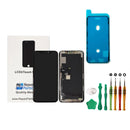 iPhone 11 Pro Black Premium Hard OLED Glass Screen Replacement Repair Kit + Premium Toolkit