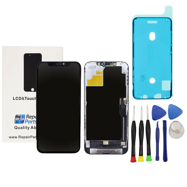 iPhone 12 Pro Max Grade A Incell LCD Glass Screen Replacement Repair Kit + Basic Toolkit