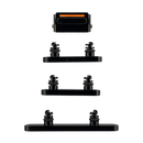 iPhone 13 Hard Button Set (Volume, Power, Mute) - Midnight